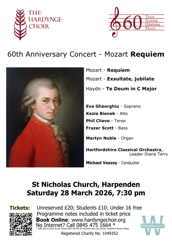 60th Anniversary Concert – Mozart Requiem 60th Anniversary Concert – Mozart Requiem
